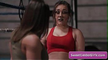 Sporty Lesbian Babes Cadence Lux Kenna James Eating And Fingering Juicy Pussy On The Wrestling