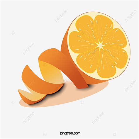 Orange Peel White Transparent, Orange Peel And Orange, Orange Clipart