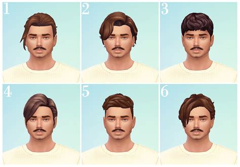 Sims 4 Custom Content Male Pack Kloweek