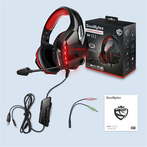 Soulbytes S Usb Mm Pin Adjustable Led Light Gaming Headset