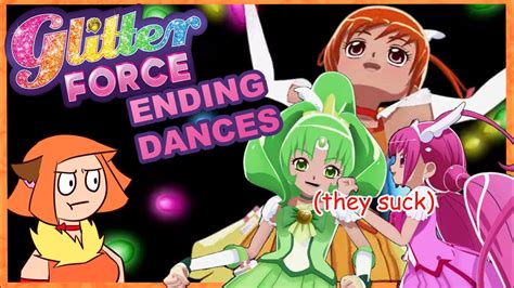 Whats Up With Glitter Forces Ending Sequences Youtube