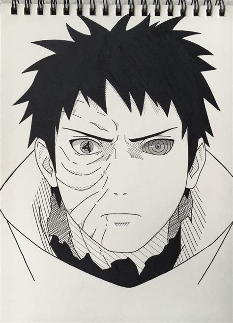 How To Draw Obito Jinchuuriki