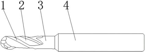 一种3刃球头铣刀的制作方法