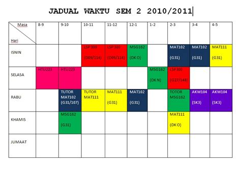 Detail Contoh Jadwal Belajar Koleksi Nomer 9