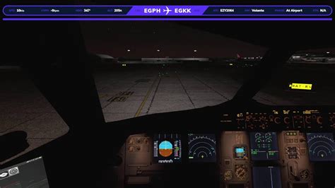 Msfs Fenix A Egph Edinburgh To Egkk Gatwick Real Word Ops Live