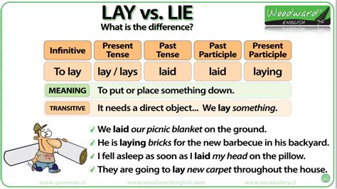 Lay Vs Lie In English What Is The Difference Artofit