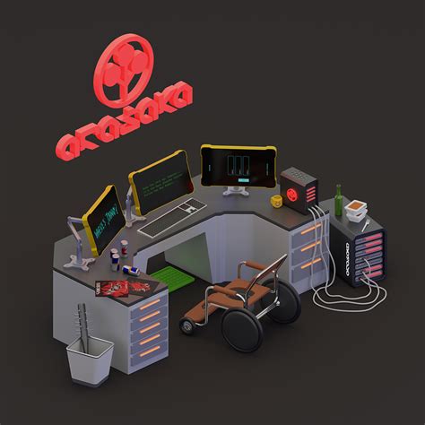 CYBERPUNK 2077 STYLE OFFICE by illustra_avometra on Dribbble