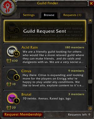 guild finder warcraft wiki  wiki guide   world  warcraft