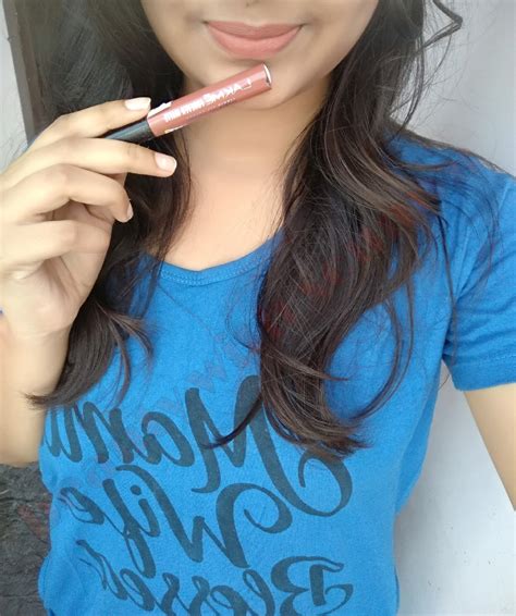 Beauty With Soumya Lakme Forever Matte Liquid Lipstick Nude Twist Review Swatch On Medium