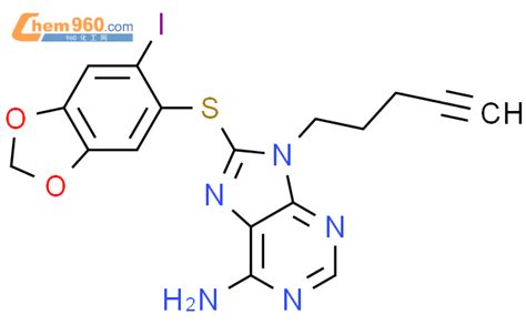 873436 90 9 9H Purin 6 Amine 8 6 Iodo 1 3 Benzodioxol 5 Yl Thio 9