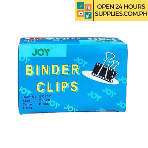 Joy Binder Clip Sold Per Box 12pc Shopee Philippines Clip Art