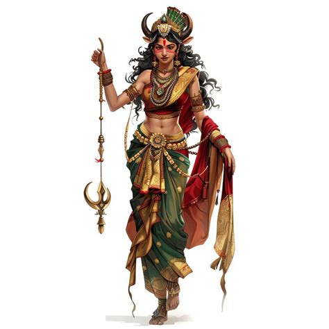 indra indian illustration realistic premium ai generated psd