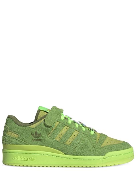 adidas Originals The Grinch Forum Low Sneakers in Green | Lyst UK
