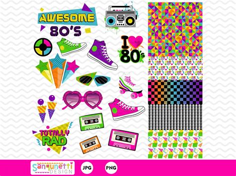 clip art 80s 6