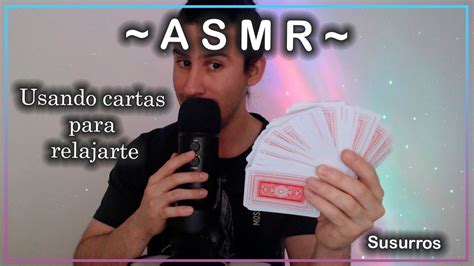 ASMR Relajate adivinando cartas asmr Susurros ESPAÑOL Whispering