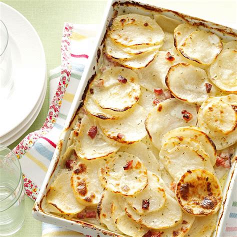 Scalloped Potatoes With Ham Recipe How To Make It Taste Of Home