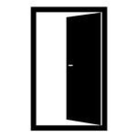 door clip art black  white