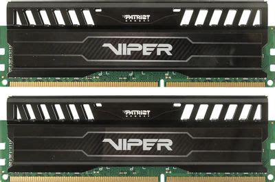 Отзывы на Оперативная память Patriot Viper 3 PV316G186C0K DDR3 - 2x 8ГБ ...