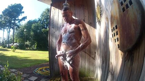 Watch Me Shower And Jackoff In My Outdoor Shower Pornhub Gay