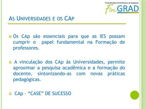 O Que Quer Dizer Cap - PPT - A Função dos Colégios de Aplicação/ CAp nas Universidades ...