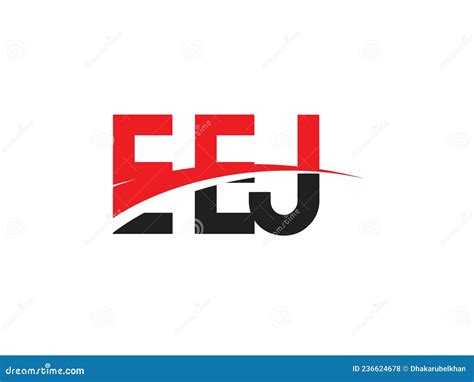 Eej Letter Initial Logo Design Vector Illustration Stock Vector