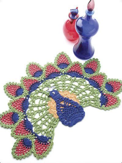 Peacock Doily Free Crochet Pattern Crochet Motif Crochet Applique Crochet