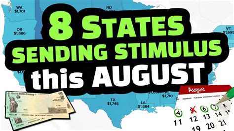 Stimulus Check Update Today States Sending Checks This August