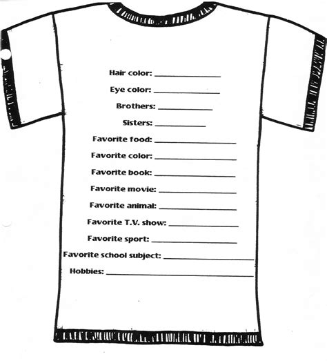 Tee Shirt Order Form Template