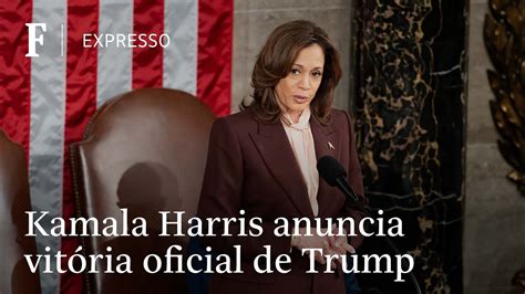 Kamala Harris L Declara O Oficializando A Vit Ria Presidencial De