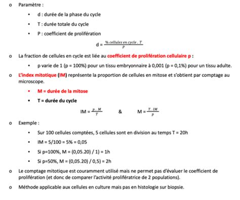 Le Cycle Cellulaire Cartes Quizlet