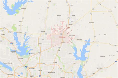 Mckinney Tx Zip Code Map - Map