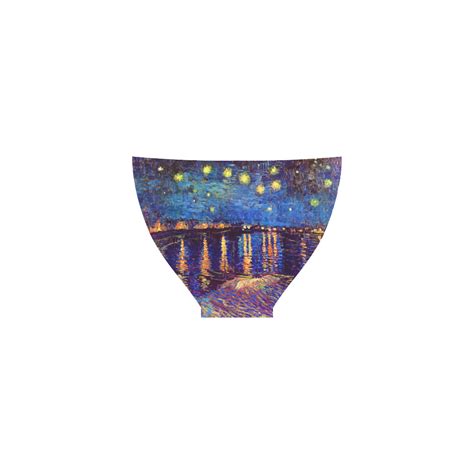 Van Gogh Starry Night Over Rhone Custom Bikini Swimsuit ID D635280