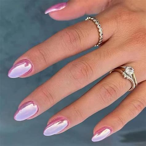 Amazon Pcs Hot Pink Press On Nails Short Almond Bhlfrh Fake Nails Press Ons Solid