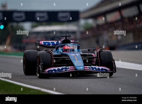 June Montmelo Spain Esteban Ocon Of France And Alpine F