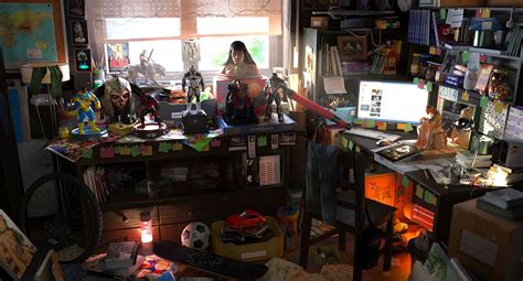 3D Geek Room Video | Geek room, Geek stuff, Cool artwork