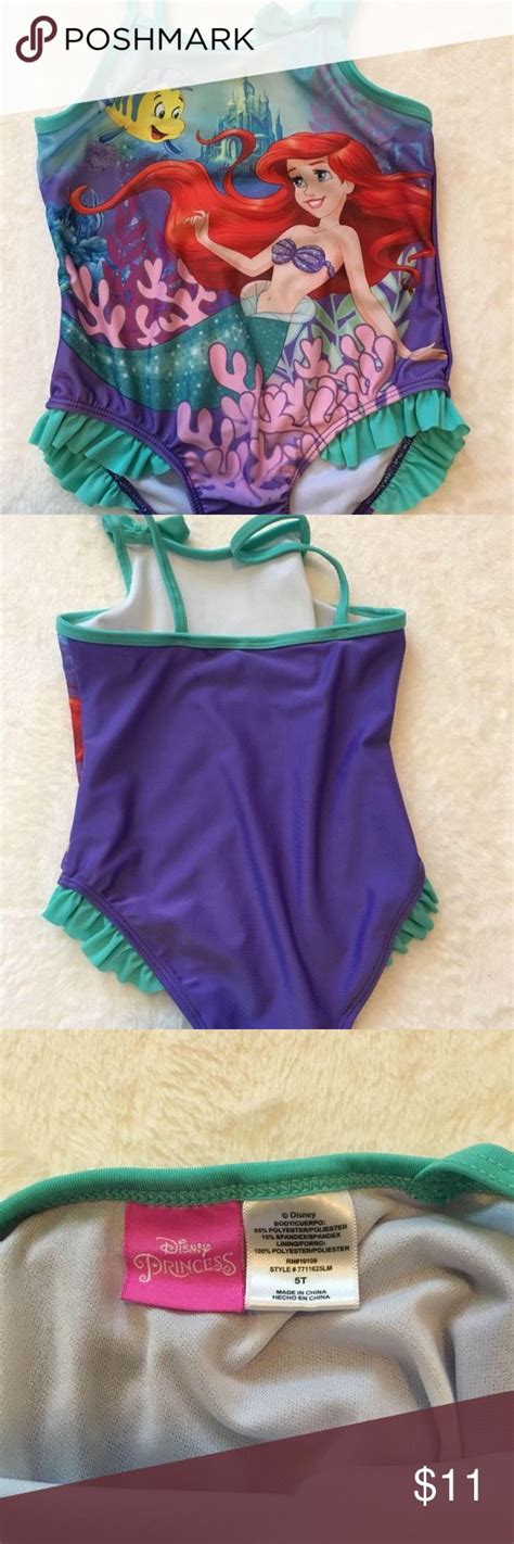 Disney Ariel Swimsuit Size 5t Ariel Swimsuit Swimsuits Disney Ariel