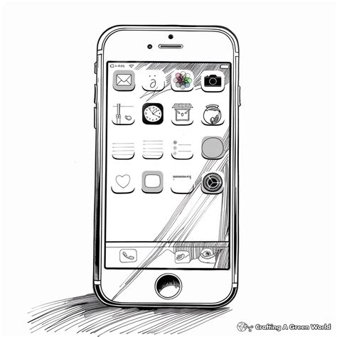 Iphone Coloring Pages Free And Printable