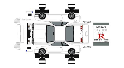 Nissan Skyline Papercraft