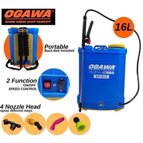 Pam Racun Bateri Battery Pump Knapsack Sprayer Ogawa Pabool Pam