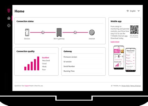 How To Access The Web Gui T Mobile Home Internet Web Gui Desktop
