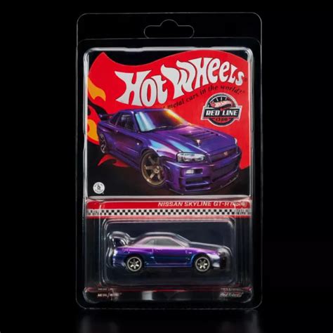 HOT WHEELS COLLECTORS RLC Exclusive Nissan Skyline GT R BNR34 Purple PRESALE EUR 182 86