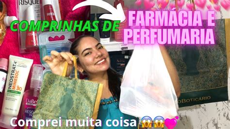 COMPRINHAS DE FARMÁCIA E PERFUMARIA COMPREI O PERFUME MAIS CHEIROSO