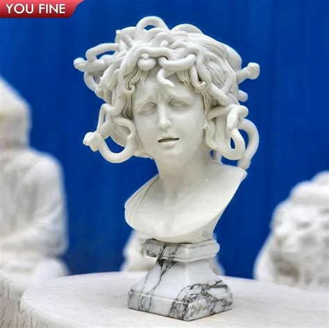 Custom Life Size Marble Medusa Bust Stone Statue Sculpture View Marble