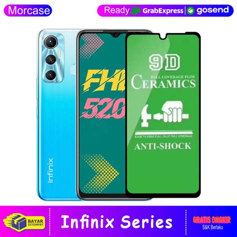 Mor Tempered Glass Ceramic D Full Cover Infinix Hot Pro Hot Note Lite Smart Smart