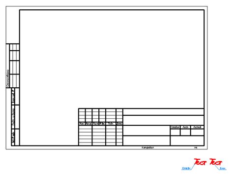 Как оформлять лист для черчения а4: Оформление листа формата А4 для ...