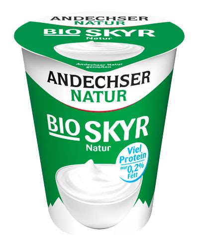 Bio Skyr Natur 0,2 % 400 g - Andechser Feinschmecker