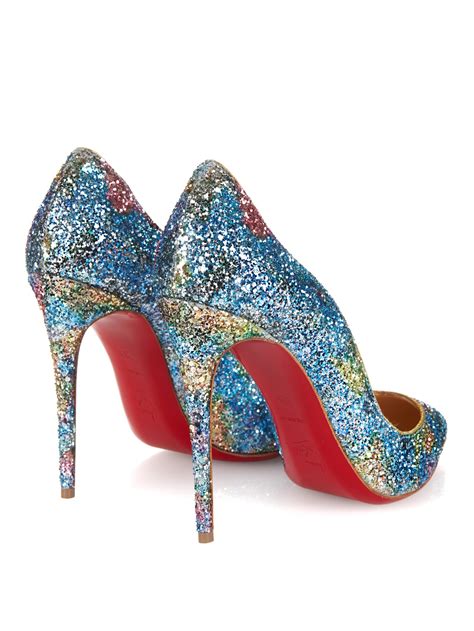 Christian Louboutin Pigalle Follies Glitter Pumps Replica Christian