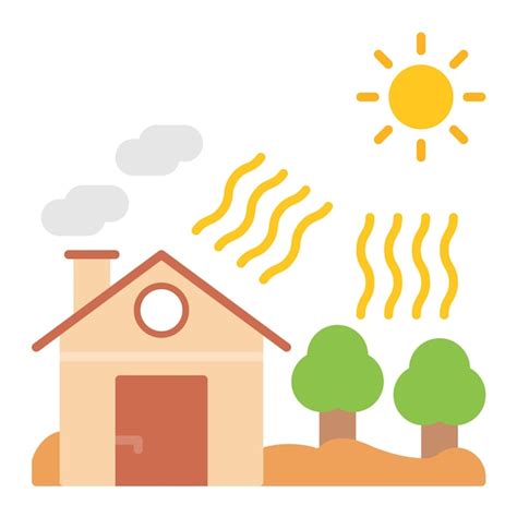Premium Vector Heat Wave Color Illustration