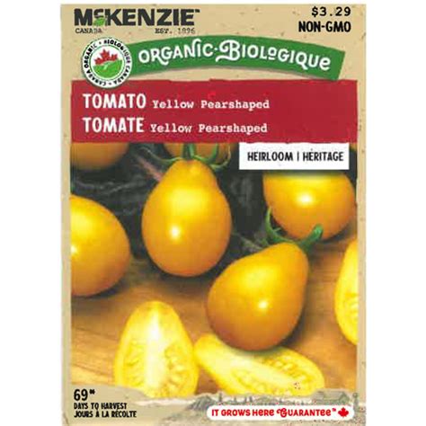 Tomate Yellow Pearshaped Mckenzie P Pini Re Villeneuve