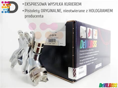 FLG 5 DeVILBISS pistolet malarski-lakierniczy made in UK ORYGINALNY.